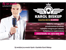 Tablet Screenshot of karolbiskup.pl